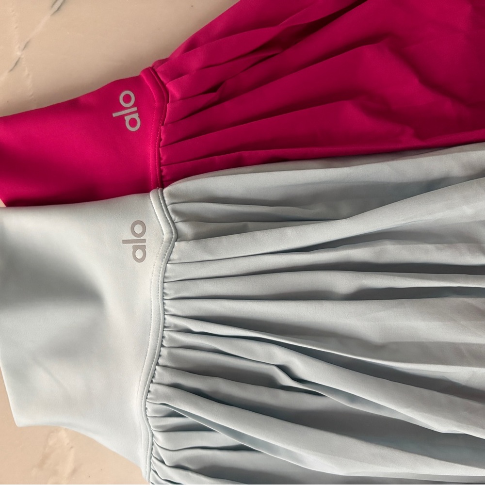 ALO Grand Slam Tennis Skort in HOT PINK & ICE BLUE ($88 each brand new)
